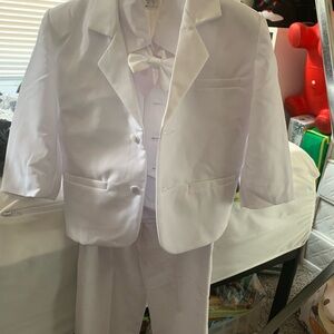 Elegant 5PC. White Suit Set for Kids